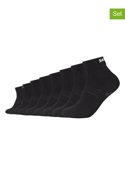 Skechers Skarpety (8 par) w kolorze czarnym ze sklepu Limango Polska w kategorii Skarpetki męskie - zdjęcie 165005579
