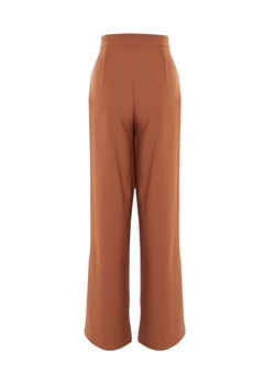 trendyol Spodnie w kolorze jasnobrązowym ze sklepu Limango Polska w kategorii Spodnie damskie - zdjęcie 165005969