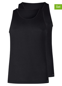 Skiny Podkoszulki (2 szt.) w kolorze czarnym ze sklepu Limango Polska w kategorii Podkoszulki męskie - zdjęcie 165006616