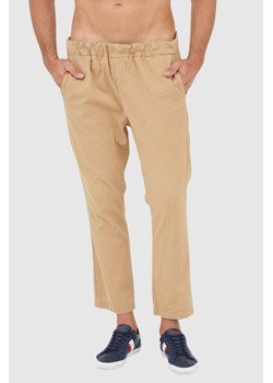 7 FOR ALL MANKIND Beżowe spodnie męskie jogger Chino, Rozmiar L ze sklepu outfit.pl w kategorii Spodnie męskie - zdjęcie 165006988