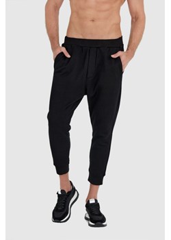 DSQUARED2 Czarne spodnie męskie relax dean joggers, Wybierz rozmiar L ze sklepu outfit.pl w kategorii Spodnie męskie - zdjęcie 165007056