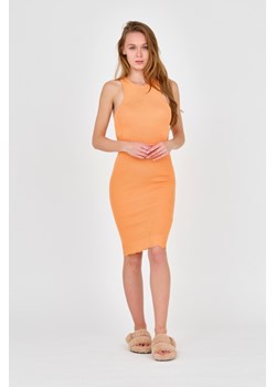 GUESS Pomarańczowa sukienka dzianinowa, Wybierz rozmiar L ze sklepu outfit.pl w kategorii Sukienki - zdjęcie 165007577