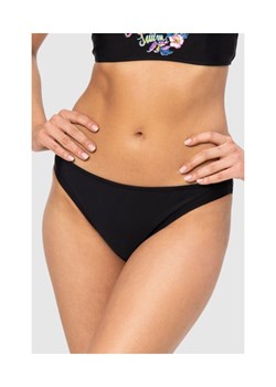MOSCHINO Czarny dół od bikini z kwiecistym logo, Wybierz rozmiar M ze sklepu outfit.pl w kategorii Stroje kąpielowe - zdjęcie 165007606