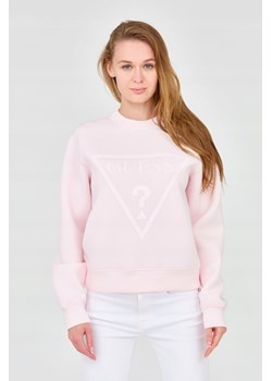 GUESS Różowa damska bluza z dużym logo, Wybierz rozmiar XL ze sklepu outfit.pl w kategorii Bluzy damskie - zdjęcie 165007728