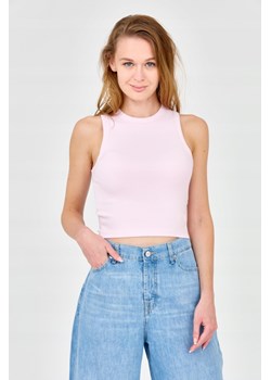GUESS Damski różowy top, Wybierz rozmiar XL ze sklepu outfit.pl w kategorii Bluzki damskie - zdjęcie 165008105