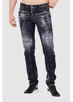 DSQUARED2 Czarne jeansy męskie cool guy jean, Wybierz rozmiar 46 ze sklepu outfit.pl w kategorii Jeansy męskie - zdjęcie 165009776