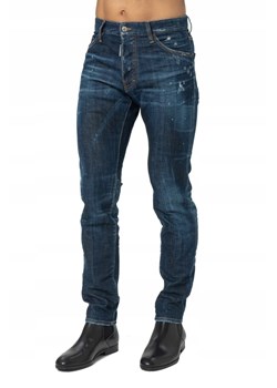 DSQUARED2 Granatowe jeansy cool guy jean, Wybierz rozmiar 50 ze sklepu outfit.pl w kategorii Jeansy męskie - zdjęcie 165010325
