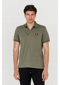 AERONAUTICA MILITARE Zielona koszulka polo, Wybierz rozmiar 3XL ze sklepu outfit.pl w kategorii T-shirty męskie - zdjęcie 165010349