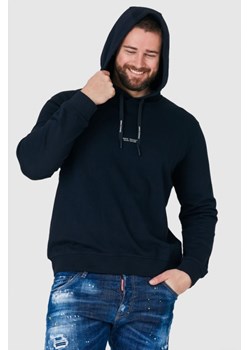 ARMANI EXCHANGE Granatowa bluza męska z kapturem i logo, Wybierz rozmiar M ze sklepu outfit.pl w kategorii Bluzy męskie - zdjęcie 165010488