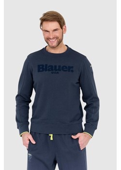 BLAUER Granatowa bluza, Wybierz rozmiar M ze sklepu outfit.pl w kategorii Bluzy męskie - zdjęcie 165010569
