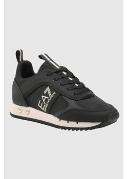 EA7 Czarne sneakersy z beżową podeszwą, Wybierz rozmiar 37 1/3 ze sklepu outfit.pl w kategorii Buty sportowe damskie - zdjęcie 165012489