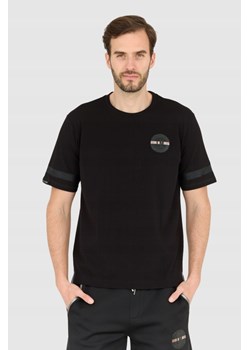 LA MARTINA Czarny męski t-shirt Regular Fit, Wybierz rozmiar 3XL ze sklepu outfit.pl w kategorii T-shirty męskie - zdjęcie 165014618