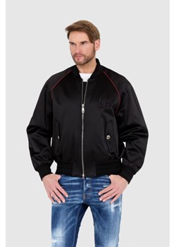 DOLCE & GABBANA Czarna kurtka bomber outwear jacket, Wybierz rozmiar 48 ze sklepu outfit.pl w kategorii Kurtki męskie - zdjęcie 165015116