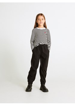 Reserved - Spodnie parachute - czarny ze sklepu Reserved w kategorii Spodnie dziewczęce - zdjęcie 165015947