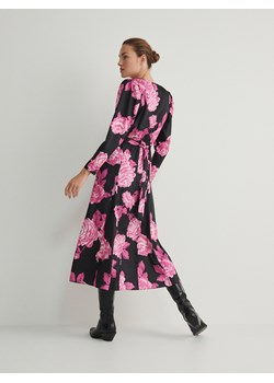 Reserved - Sukienka w kwiatowy print - wielobarwny ze sklepu Reserved w kategorii Sukienki - zdjęcie 165016275