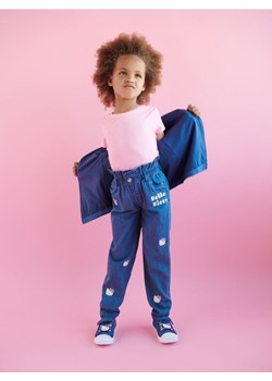 Sinsay - Jeansy paperbag Hello Kitty - niebieski ze sklepu Sinsay w kategorii Spodnie dziewczęce - zdjęcie 165016949