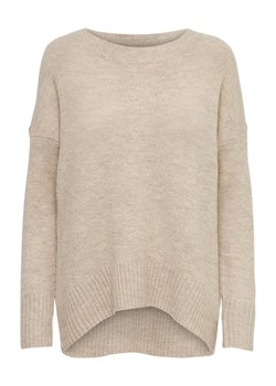 ONLY Sweter &quot;Nanjing&quot; w kolorze beżowym ze sklepu Limango Polska w kategorii Swetry damskie - zdjęcie 165028497
