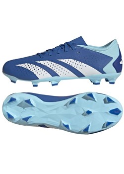 Buty piłkarskie adidas Predator Accuracy.3 L Fg M GZ0015 niebieskie ze sklepu ButyModne.pl w kategorii Buty sportowe męskie - zdjęcie 165029219