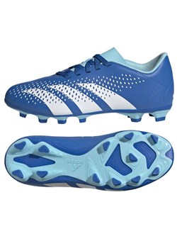 Buty piłkarskie adidas Predator Accuracy.4 FxG Jr IE9431 niebieskie ze sklepu ButyModne.pl w kategorii Buty sportowe dziecięce - zdjęcie 165029227