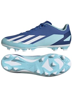 Buty piłkarskie adidas X Crazyfast.4 Fg M GY7431 niebieskie ze sklepu ButyModne.pl w kategorii Buty sportowe męskie - zdjęcie 165029229