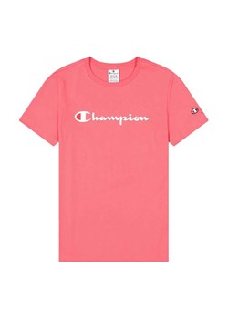 CHAMPION T-Shirt damski Crewneck różowy ze sklepu taniesportowe.pl w kategorii Bluzki damskie - zdjęcie 165031587