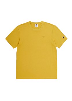 CHAMPION T-Shirt damski Embroidered Comfort Fit żółty ze sklepu taniesportowe.pl w kategorii Bluzki damskie - zdjęcie 165031639