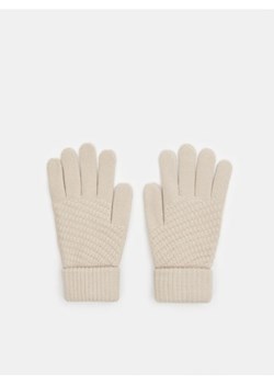 Sinsay - Rękawiczki - kremowy ze sklepu Sinsay w kategorii Rękawiczki damskie - zdjęcie 165033945