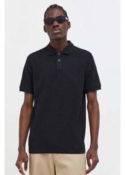 Marc O&apos;Polo polo bawełniane kolor czarny gładki B21226653000 ze sklepu ANSWEAR.com w kategorii T-shirty męskie - zdjęcie 165045198