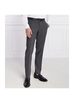 BOSS BLACK Wełniane spodnie H-Genius-224 | Slim Fit | z dodatkiem jedwabiu ze sklepu Gomez Fashion Store w kategorii Spodnie męskie - zdjęcie 165051235