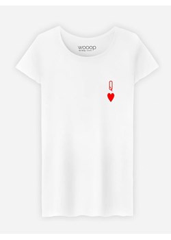 WOOOP Koszulka &quot;Queen&quot; w kolorze białym ze sklepu Limango Polska w kategorii Bluzki damskie - zdjęcie 165096316