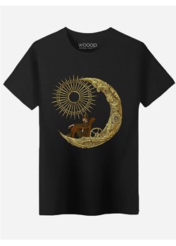 WOOOP Koszulka &quot;Moon Travel&quot; w kolorze czarnym ze sklepu Limango Polska w kategorii T-shirty męskie - zdjęcie 165096427