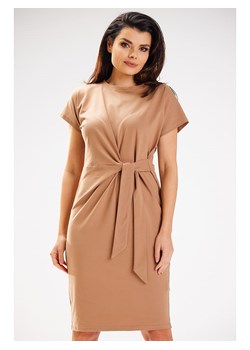 INFINITE YOU Sukienka w kolorze beżowym ze sklepu Limango Polska w kategorii Sukienki - zdjęcie 165096748