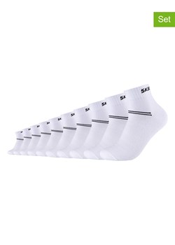 Skechers Skarpety (10 par) w kolorze białym ze sklepu Limango Polska w kategorii Skarpetki męskie - zdjęcie 165096768