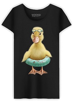 WOOOP Koszulka &quot;Duck Bouee&quot; w kolorze czarnym ze sklepu Limango Polska w kategorii Bluzki damskie - zdjęcie 165097857