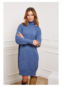 Joséfine Sukienka dzianinowa &quot;Landreau&quot; w kolorze niebieskim ze sklepu Limango Polska w kategorii Sukienki - zdjęcie 165097935