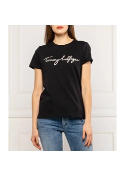 Tommy Hilfiger T-shirt | Regular Fit ze sklepu Gomez Fashion Store w kategorii Bluzki damskie - zdjęcie 165098265