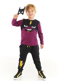 Denokids 2-częściowy zestaw &quot;Thunder Mask&quot; w kolorze fioletowo-czarnym ze sklepu Limango Polska w kategorii Komplety chłopięce - zdjęcie 165100256