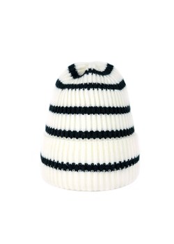 Czapka Beanie stripes ze sklepu JK-Collection w kategorii Czapki zimowe damskie - zdjęcie 165100856