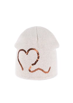 Czapka Cold heart ze sklepu JK-Collection w kategorii Czapki zimowe damskie - zdjęcie 165111765