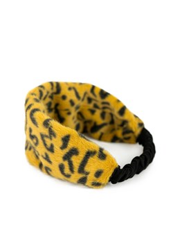 Opaska Fuzzy leopard ze sklepu JK-Collection w kategorii Opaski damskie - zdjęcie 165126335