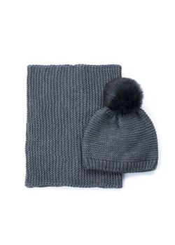 Polski komplet Hello winter ze sklepu JK-Collection w kategorii Komplety czapka i szalik damskie - zdjęcie 165135176