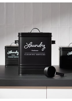 Sinsay - Pojemnik do przechowywania - czarny ze sklepu Sinsay w kategorii Pudełka i pojemniki - zdjęcie 165141327