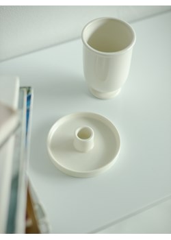 Reserved - Ceramiczny świecznik - biały ze sklepu Reserved w kategorii Świeczniki - zdjęcie 165151806