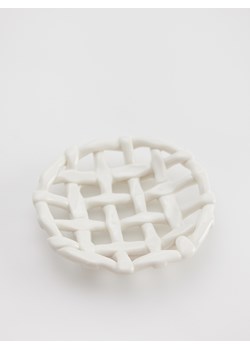 Reserved - Ceramiczna taca dekoracyjna - złamana biel ze sklepu Reserved w kategorii Misy i tace dekoracyjne - zdjęcie 165151808