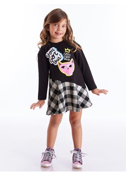 Denokids Sukienka &quot;Kitten&quot; w kolorze czarno-białym ze sklepu Limango Polska w kategorii Sukienki dziewczęce - zdjęcie 165153817
