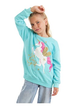 Denokids Bluza w kolorze turkusowym ze sklepu Limango Polska w kategorii Bluzy dziewczęce - zdjęcie 165155236