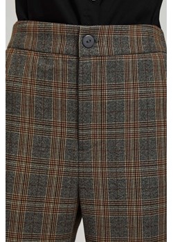 Spodnie w kratę szare ze sklepu Moodo.pl w kategorii Spodnie damskie - zdjęcie 165156156
