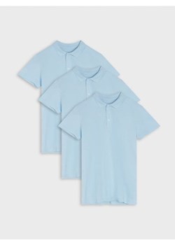 Sinsay - Koszulki polo 3 pack - błękitny ze sklepu Sinsay w kategorii T-shirty chłopięce - zdjęcie 165157957