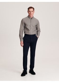 Reserved - Spodnie chino slim z kantem - granatowy ze sklepu Reserved w kategorii Spodnie męskie - zdjęcie 165162198
