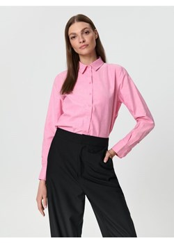 Sinsay - Koszula bawełniana - różowy ze sklepu Sinsay w kategorii Koszule damskie - zdjęcie 165176458
